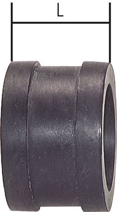 Exemplary representation: Replacement seal for sandblast coupling, for nylon, SSKGN GU